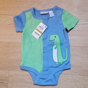 First Impressions short sleeve onesie